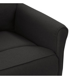 Fauteuil de massage Noir Tissu