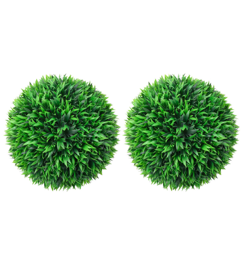 Boules de buis artificielles 2 pcs 38 cm