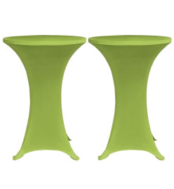 Housses de table extensible 4 pcs 60 cm Vert