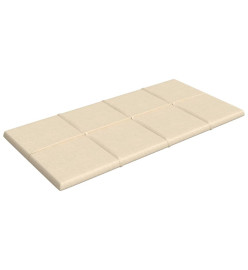 Panneaux muraux 12 pcs Crème 60x30 cm Tissu 2,16 m²