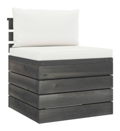 Salon palette de jardin 6 pcs avec coussins Bois de pin