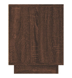 Meuble TV chêne marron 80x35x45 cm bois d'ingénierie