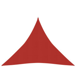 Voile d'ombrage 160 g/m² Rouge 4,5x4,5x4,5 m PEHD