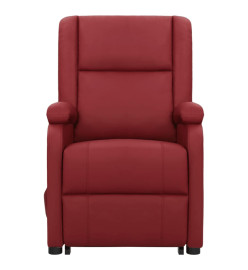 Fauteuil de massage Rouge bordeaux Similicuir