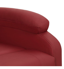 Fauteuil de massage Rouge bordeaux Similicuir