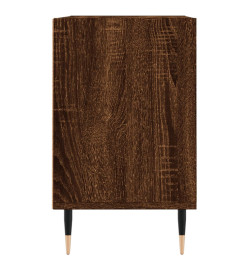 Meuble TV chêne marron 69,5 x 30 x 50 cm bois d'ingénierie