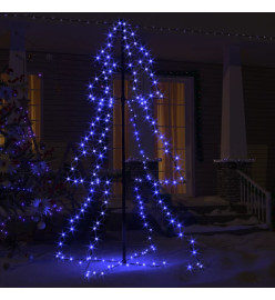 Arbre de Noël cône 200 LED d'intérieur/d'extérieur 98x150 cm