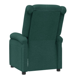 Fauteuil inclinable Vert foncé Tissu