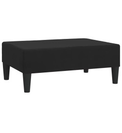 Repose-pied Noir 78x56x32 cm Velours