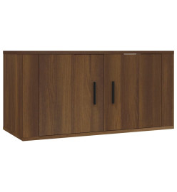 Ensemble de meubles TV 3 pcs Chêne marron Bois d'ingénierie