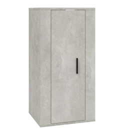 Ensemble de meubles TV 6 pcs Gris béton Bois d'ingénierie