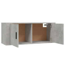 Ensemble de meubles TV 3 pcs Gris béton Bois d'ingénierie