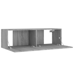 Ensemble de meubles TV 8 pcs Sonoma gris Bois d'ingénierie