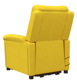 Fauteuil de massage Jaune Velours