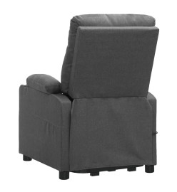 Fauteuil de massage inclinable Gris clair Tissu