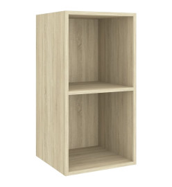 Ensemble de meubles TV 4 pcs Chêne sonoma Bois d'ingénierie