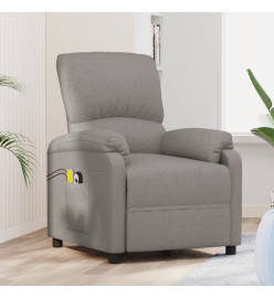 Fauteuil électrique de massage Taupe Tissu