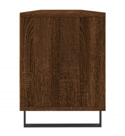 Meuble TV chêne marron 150x30x44,5 cm bois d'ingénierie