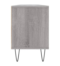 Meuble TV sonoma gris 150x30x44,5 cm bois d'ingénierie