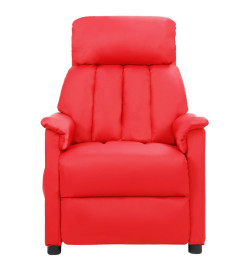 Fauteuil de massage Rouge Similicuir