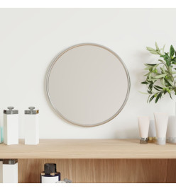 Miroir mural Argenté Ø 20 cm Rond