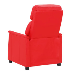 Fauteuil de massage Rouge Similicuir