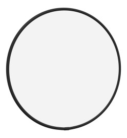 Miroir mural Noir Ø 30 cm Rond