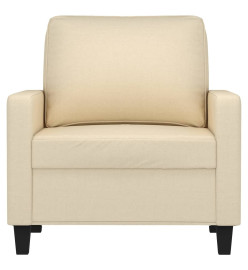 Fauteuil Crème 60 cm Tissu