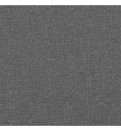 Ensemble de canapés 2 pcs avec coussins Gris foncé Tissu