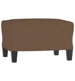 Ensemble de canapés 4 pcs avec coussins Marron Tissu