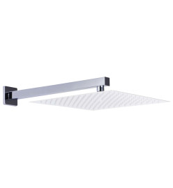 Bras de support de douche Carré Inox 201 Argenté 40 cm