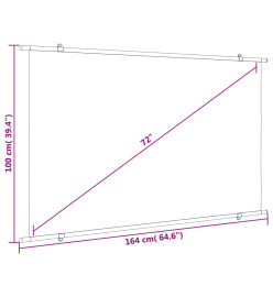 Écran de projection 72" 16:9