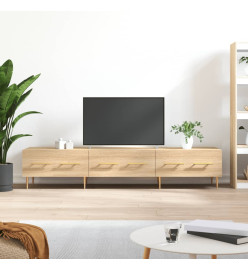 Meuble TV chêne sonoma 150x36x30 cm bois d'ingénierie