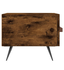 Meuble TV chêne fumé 150x36x30 cm bois d'ingénierie