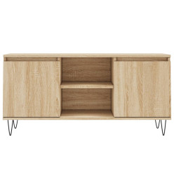 Meuble TV chêne sonoma 104x35x50 cm bois d'ingénierie