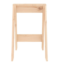 Tabourets lot de 2 40x40x60 cm bois massif de pin