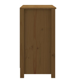 Bibliothèque Marron miel 80x35x68 cm Bois de pin massif