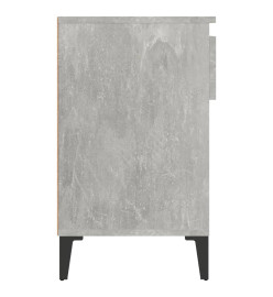 Armoire à chaussures Gris béton 102x36x60 cm Bois d'ingénierie