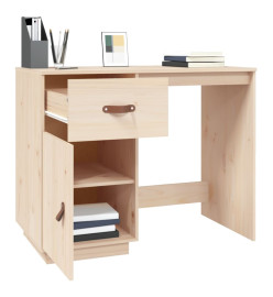 Bureau 95x50x75 cm Bois massif de pin