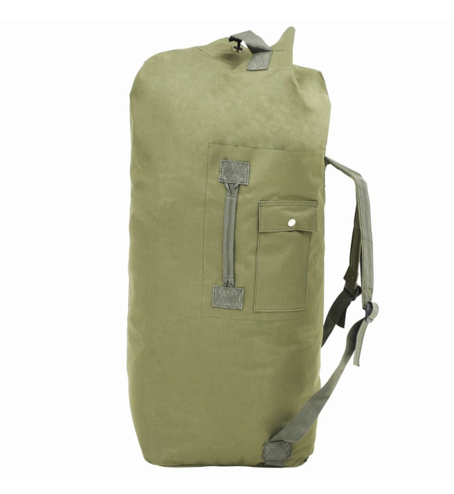 Sac de sport style militaire 85 L Vert olive