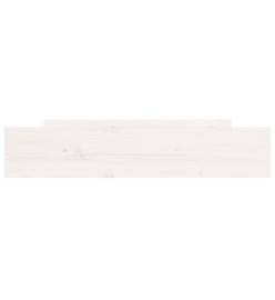 Tiroirs de lit 2 pcs blanc Bois de pin massif