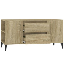 Meuble TV Chêne sonoma 102x44,5x50 cm Bois d'ingénierie