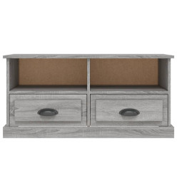 Meuble TV sonoma gris 93x35,5x45 cm bois d'ingénierie