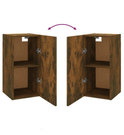 Meubles TV 2 pcs Chêne fumé 30,5x30x60 cm Bois d'ingénierie