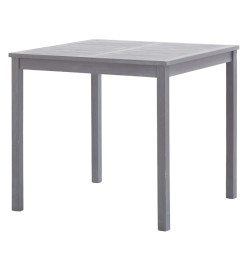 Mobilier à dîner de jardin 5 pcs Bois d'acacia massif Gris