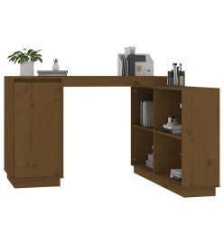 Bureau Marron miel 110x50x75 cm Bois massif de pin