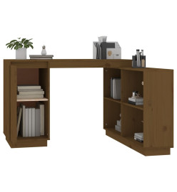 Bureau Marron miel 110x50x75 cm Bois massif de pin