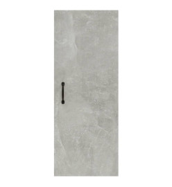 Armoire suspendue Gris béton 34,5x34x90 cm Bois d'ingénierie