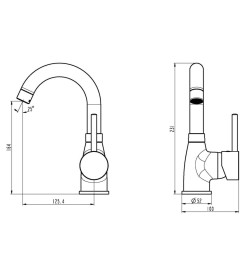 EISL Mitigeur de lavabo FUTURA chrome