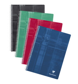 Clairefontaine Cahiers à reliure spiralée A4 90 Feuilles carrées 5 pcs